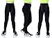LANBAOSI Boys & Girls Sports Thermal Compression Base Layer Fleece Leggingthumb 4