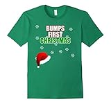 Cute Bumps First Christmas Shirt funny xmas maternity shirt