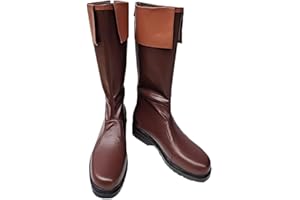 TOOUYOOR Game King,dom Cosplay Tears Shoes Link Cosplay Boots Wild Breath Halloween Long Boots Adult Men Anime Cosplay Shoes