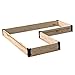 Panacea 89584 Raised Garden Bed Corner Brackets Plant-Container-Accessories, Black