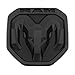 Carfiltery New 1PCS Dodge Ram Head Rear Emblem, Matte Black Logo for 2019 Dodge Ram 1500 DT Tailgate RAM (Matte Black)