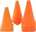 Plastic Cone Sports Training Gear, Pack of 12 (Orange, 9-Inch)