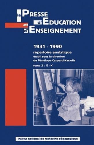 La  presse d'éducation et d'enseignement, 1941-1990