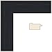 ArtToFrames 18x24 inch Black Stain on Pine Wood Picture Frame, WOM0066-80206-YBLK-18x24