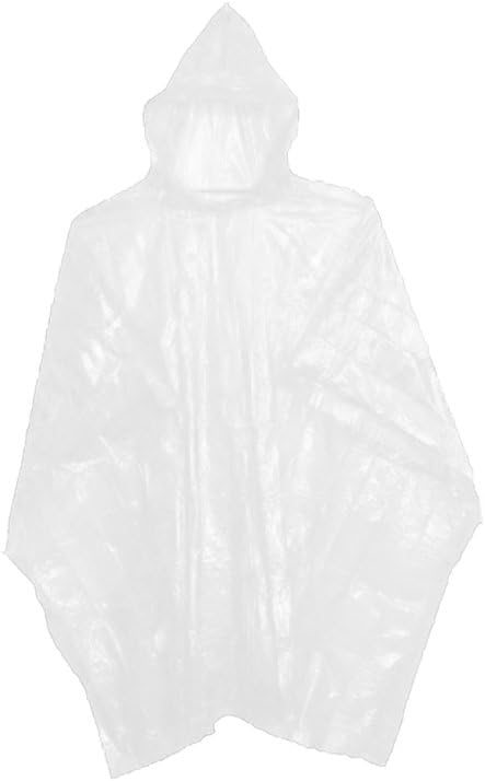SARA GLOVE Emergency Disposable Rain Ponchos 8 Colors - (Sold in 5, 10, 30, or 200 Packs)
