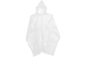 Sara Glove Emergency Disposable Rain Ponchos 8 Colors - (Sold in 5, 10, 30, or 200 Packs)