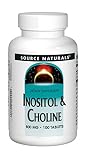 Source Naturals Inositol/Choline 800mg, 100 Tablets