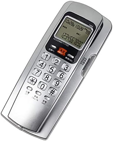 Landline Telephone_Corded One-touch redial phone Anti-lightning/anti-jamming/desktop wall dual-use phone (white)