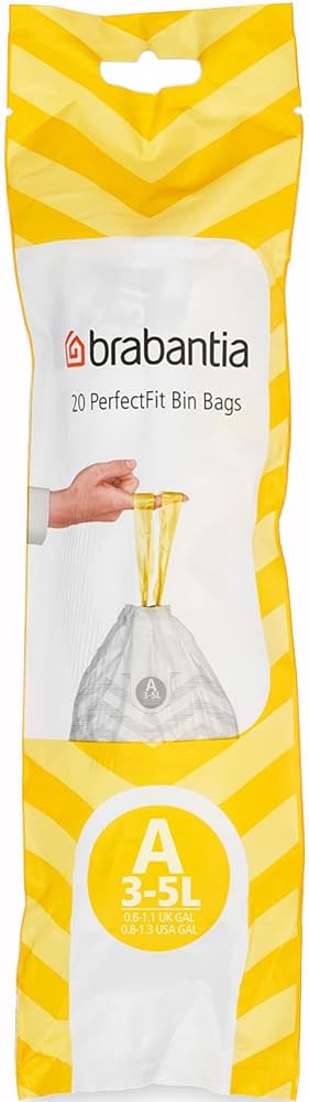 Brabantia 3LRL/20 311727 Counter of Drug Products Bin Bag