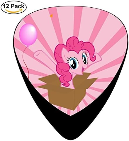 Little Pony Guitar Picks Celluloid Medium 12 Pack Complete Cool Custom Assorted