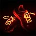 GlowPRO LED Shoelaces - Rave Accessories - Flashing Bright Glow in The Dark LED Shoelaces That are Great for Rollerskates, Running or Cycling at Night, Festivals, Concerts and More - Red