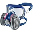 GVS SPR660 Elipse Integra Low Profile Mask with Goggle with Filters for Dust, Organic Gases and Vapors, M/L