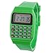 SMTSMT Children's Multi-Purpose Time Wrist Calculator Watch- Green