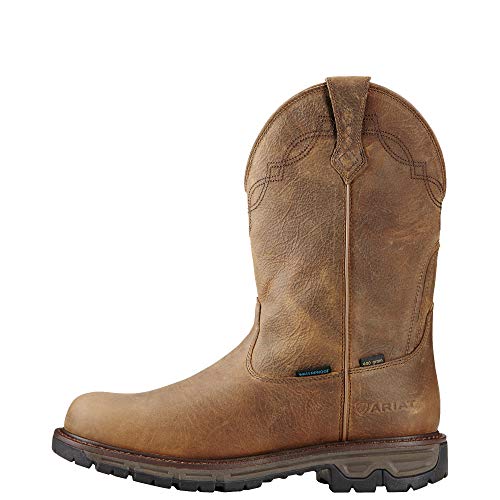 Ariat Men's Conquest Round Toe H2O 400g Hunting Boot, Rye Brown, 10 D US