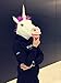 Amazlab Unicorn Mask for Halloween Costume Party Decorations, Halloween Props, Halloween Supplies