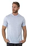 Merino.tech 100% Organic Merino Wool Lightweight Men’s Base Layer Thermal T-Shirt