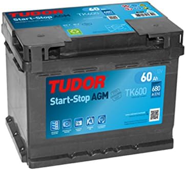BATERIA START STOP AGM TUDOR TK600 - 60AH - 680A