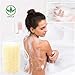Sportout 100% Natural Organic Loofah Sponges, Large Exfoliating Shower Loofah Body Scrubbers, Buff Away Dead Skin for Smoother, Perfect for Bath Spa and Shower, Luxurious Packaging (4 Pack)