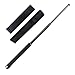 Telescopic Quick attack on non lethal defensive weapons product Portable - Multifunctional Self Defense Pen Hammer Camping Hiking Survival Emergency Tools - 26 inch (Black) Extended Striking Distance