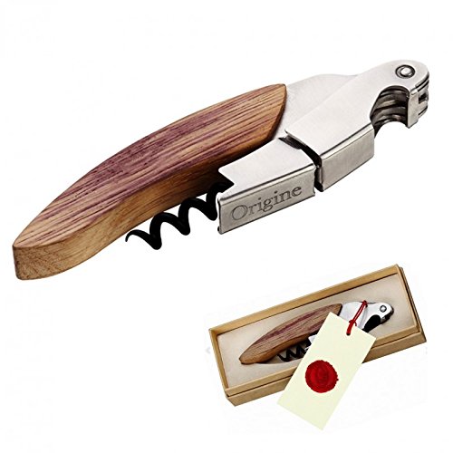 LIGNE W Origine – Professional Corkscrew, in Oak Wood Casks Old French
