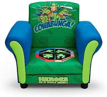 Kids, Children, Toddlers Upholstered Fabric Chair (Teenage Mutant Ninja Turtles)