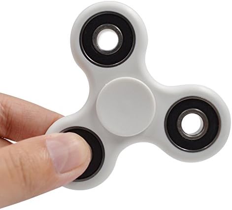 Fidget Spinners Toys EDC Hand Spinner Guarantee 3-5 Mins Spin Time Ultra-durable High Performance Bearing for Killing Time (white)