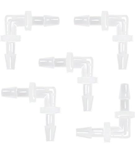 Feelers Plastic Hose Barb Reducer Fitting, 1/2" To 3/8" Barb Hose ID, Reducing Barbed Connectors - View #7