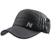 eYourlife2012 Mens Winter Wool Fleece Faux Fur Outdoor Peaked Baseball Cap Hat with Ear Warmer