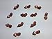 60 Pcs Brown 7/8