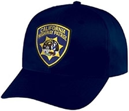CHP Cap - California Highway Patrol Cap/CHP Hat - Navy Blue, Adjustable - Police Patch, Jail, Prison, Corrections - Sold by UNIFORM WORLD