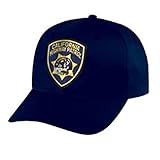 CHP - California Highway Patrol Cap/ Hat - Navy Blue, Flex Fit Size S-M - Police Patch, Jail, Prison, Corrections - Sold by UNIFORM WORLD