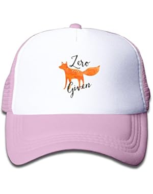 Zero Fox Given Snapback Hat Adjustable Back Mesh Cap For Little Kid