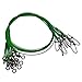 Unclesport 30 PCS Stainless Steel Fishing Wire Leader Line,19.68