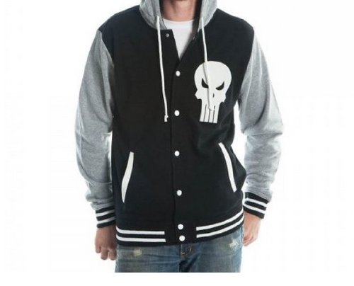 punisher letterman jacket