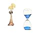 JayDeco Blown Glass 15 Minutes Hourglass (Blue)