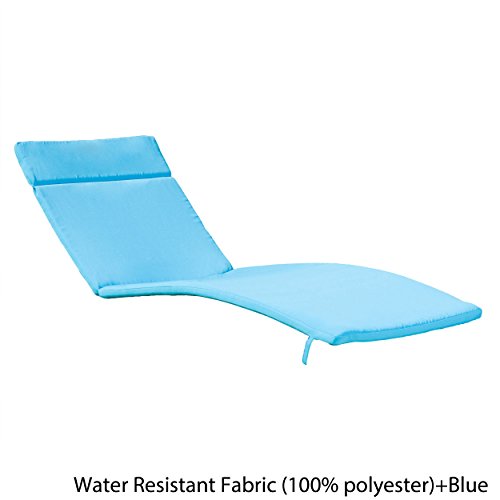 Lakeport Patio ~Outdoor Chaise Lounge Chair Cushions (Only)(Set of 2)(Blue)