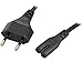 GPK Systems European EU 2 Prong AC Wall Cord Plug Cable for Laptop AC Adapter Power Supply Cord Charger