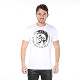 Diesel Men's T-Ulysse T-Shirt,  White, Medium