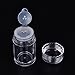 Coobbar 3pcs Multi-purpose 10ml loose powder jar Essential Oil Bottle nail powder bottle with 1/3/12 holes Refillable Bottles
