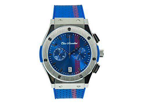 Elico Assoulini SU5975937 The Assoulini Men's Luxury Wrist Watch - Japanese Quartz Chronograph - 54.5mm Case Size, Cobalt Blue