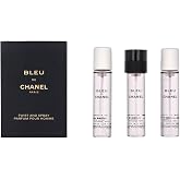 CHANEL Bleu Parfum Twist &amp; Spray 3 Refills x 20ml