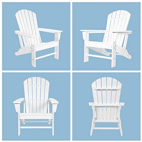 Adirondack Chair, Adirondack Chairs Weather Resistant, Outdoor Patio Chair, 350lbs Load Capacity