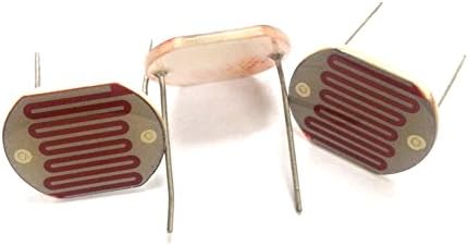 LONGXINDA 5Pcs 80-150K ohm Photoresistor Photo Resistors Light-Dependent Resistance 1*0.846Inches CdS Cells LDR