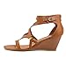 XOXO Sees Women Open Toe Synthetic Wedge Sandal