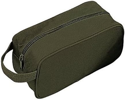 US Military Army Marines USMC Style Olive Drab Green Durable Canvas Travel Kit Toiletry Bag by RothcoNY