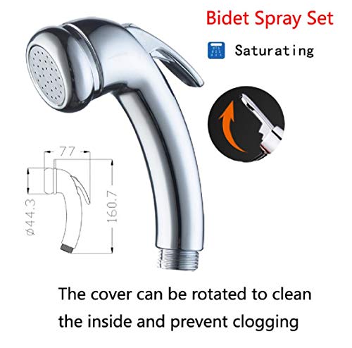 Boddenly Bathroom Handheld Bidet Toilet Sprayer, Best Used for Personal Hygiene and Potty Toilet Spray, Perfect Bottom Cleaner Spray & Shower Attachment, Diaper Washer Hand Held Bidet Sprayer