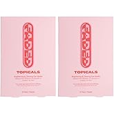 Topicals Faded Brightening Under Eye Masks | Patches to Depuff, Hydrate, Brighten and Cool | Reduce Dark Circles and Fine Lines | Contains Kojic Acid, Caffeine and Niacinamide (2 Sets of 6, 2 Pack)