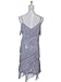 Anna-Kaci Womens Fringe Sequin Strap Backless 1920s Flapper Party Mini Dress,Silver,XX-Large