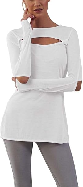 Amazon.com: Bestisun - Camiseta de manga larga para mujer ...