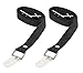 Furniture Anti-Tip Straps (pack of 2)- Baby Proof TV & Furniture with Heavy Duty Straps & All Metal Parts- 2 Bonus Plug Protectors included FREE